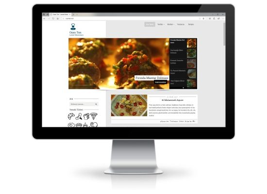 Lezzet Maceraları - Web Sitesi Tasarımı