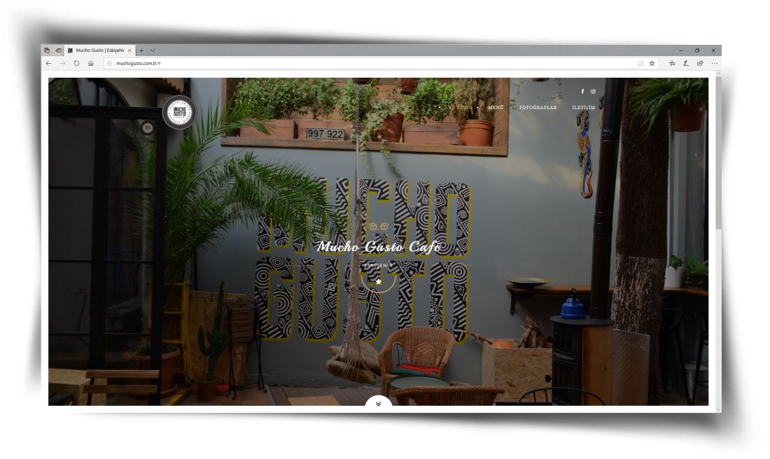 Mucho Gusto Cafe - Web Sitesi Tasarımı